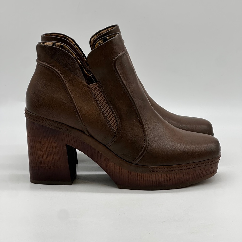 Kork-Ease Brown Ankle Boots
